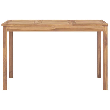 vidaXL Garden Esstisch 120x70x77 cm Massiv Teakholz