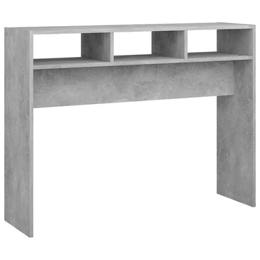 vidaXL Konsolentisch Betongrau 105x30x80 cm Holzwerkstoff