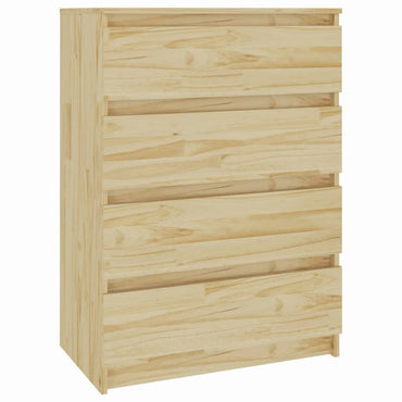 vidaXL Meuble d'appoint 60x36x84 cm Bois de pin massif