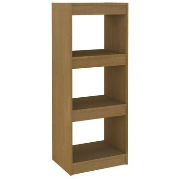 vidaXL Bücherregal/Raumteiler Honigbraun 40x30x103,5 Massivholz Kiefer