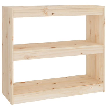 vidaXL Bücherregal/Raumteiler 80x30x71,5 cm Massivholz Kiefer
