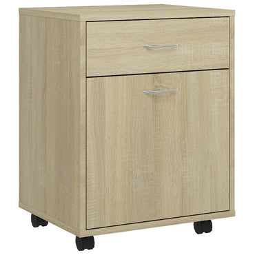 vidaXL Caisson à roulettes chêne Sonoma 45x38x54 cm aggloméré