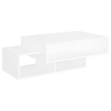 vidaXL Table basse Blanc 105x55x32 cm Bois d'ingénierie