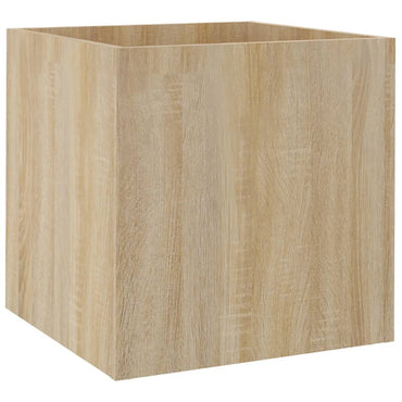 vidaXL Jardinière chêne Sonoma 40x40x40 cm en bois d'ingénierie