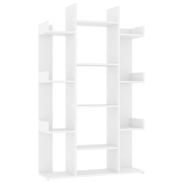 vidaXL Bücherregal Weiß 86x25,5x140 cm Holzwerkstoff