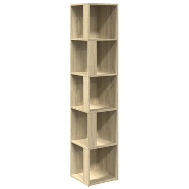 vidaXL Eckregal Sonoma-Eiche 33x33x164,5 cm Holzwerkstoff