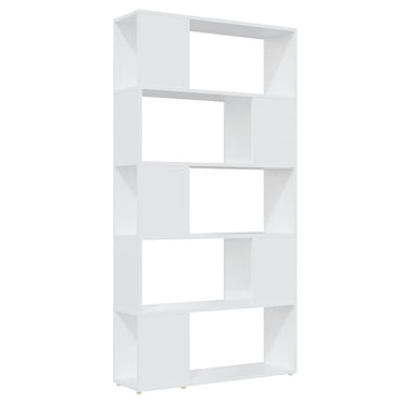 vidaXL Bibliothèque Séparateur de pièce Blanc 80x24x155 cm Bois d'ingénierie