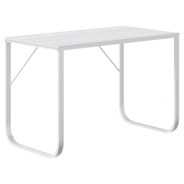 vidaXL Computertisch Weiß 110x60x73 cm Holzwerkstoff