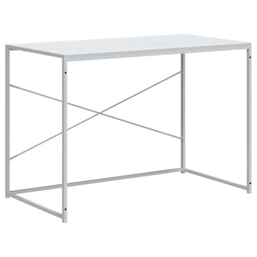 vidaXL Computertisch Weiß 110x60x70 cm Holzwerkstoff