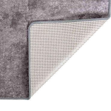 vidaXL Tapis lavable gris 160x230 cm antidérapant