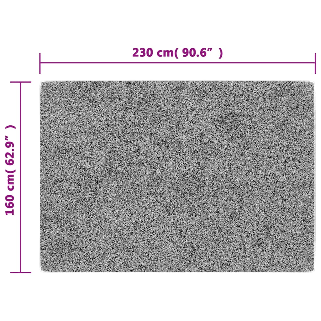 vidaXL Tapis lavable 160x230 cm multicolore antidérapant