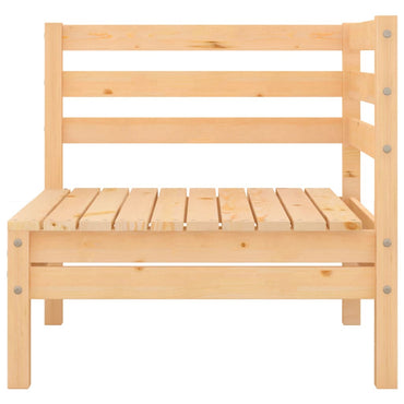 vidaXL Canapé d'angle de jardin en bois de pin massif