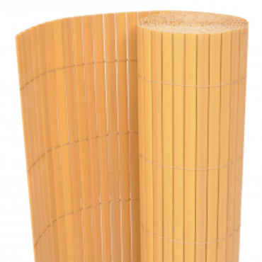 vidaXL Clôture de jardin double face 90x400 cm Jaune