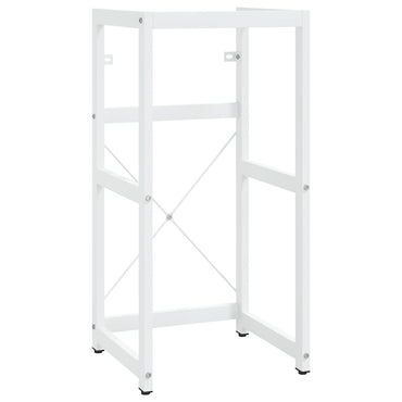 vidaXL Meuble sous-vasque de salle de bain Blanc 40x38x83 cm Fer
