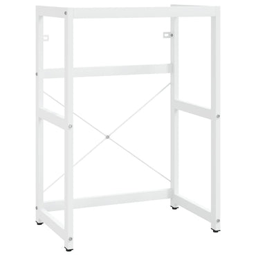 vidaXL Meuble de salle de bain sous vasque Blanc 59x38x83 cm Fer