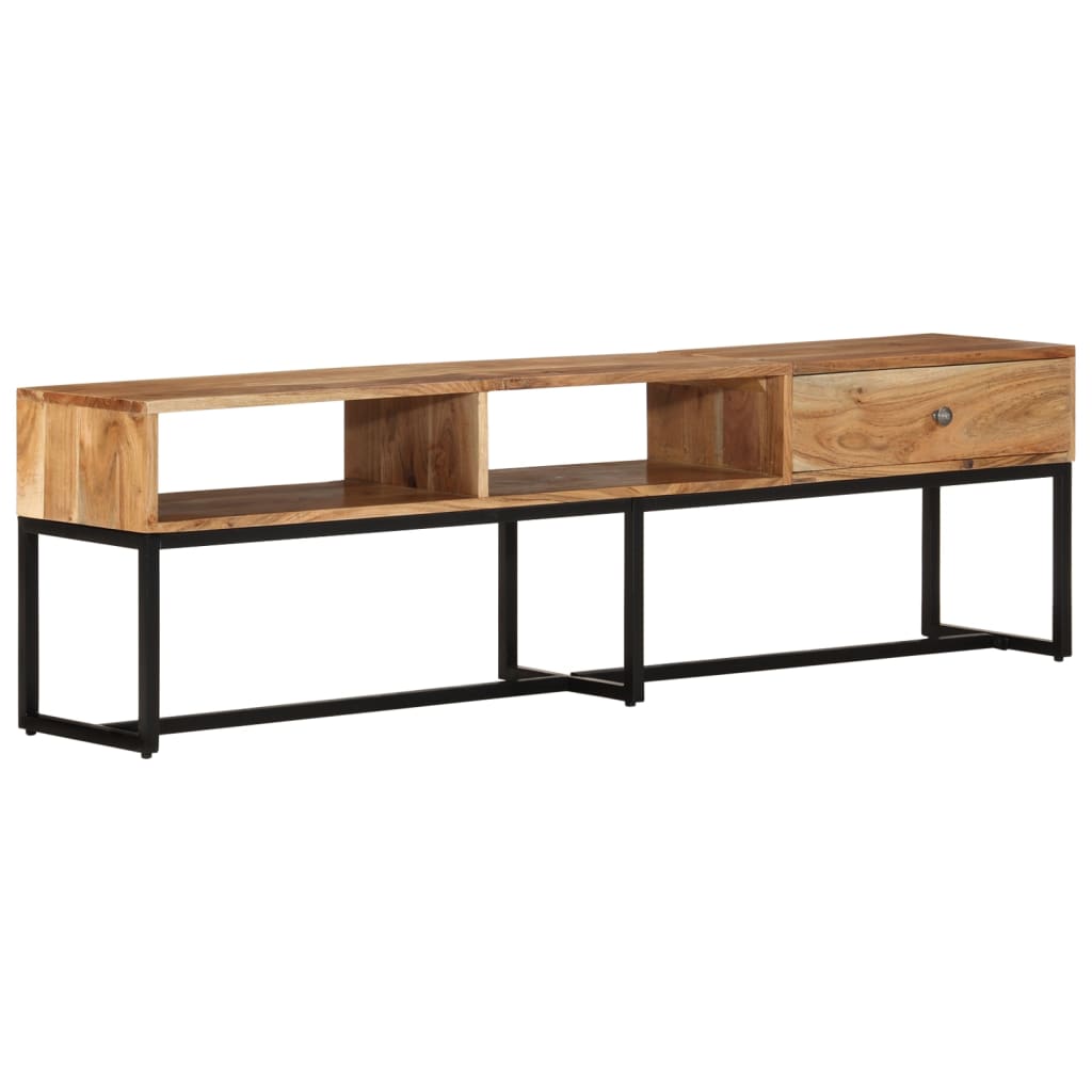 vidaXL Meuble TV 160x30x45 cm Bois massif d'acacia