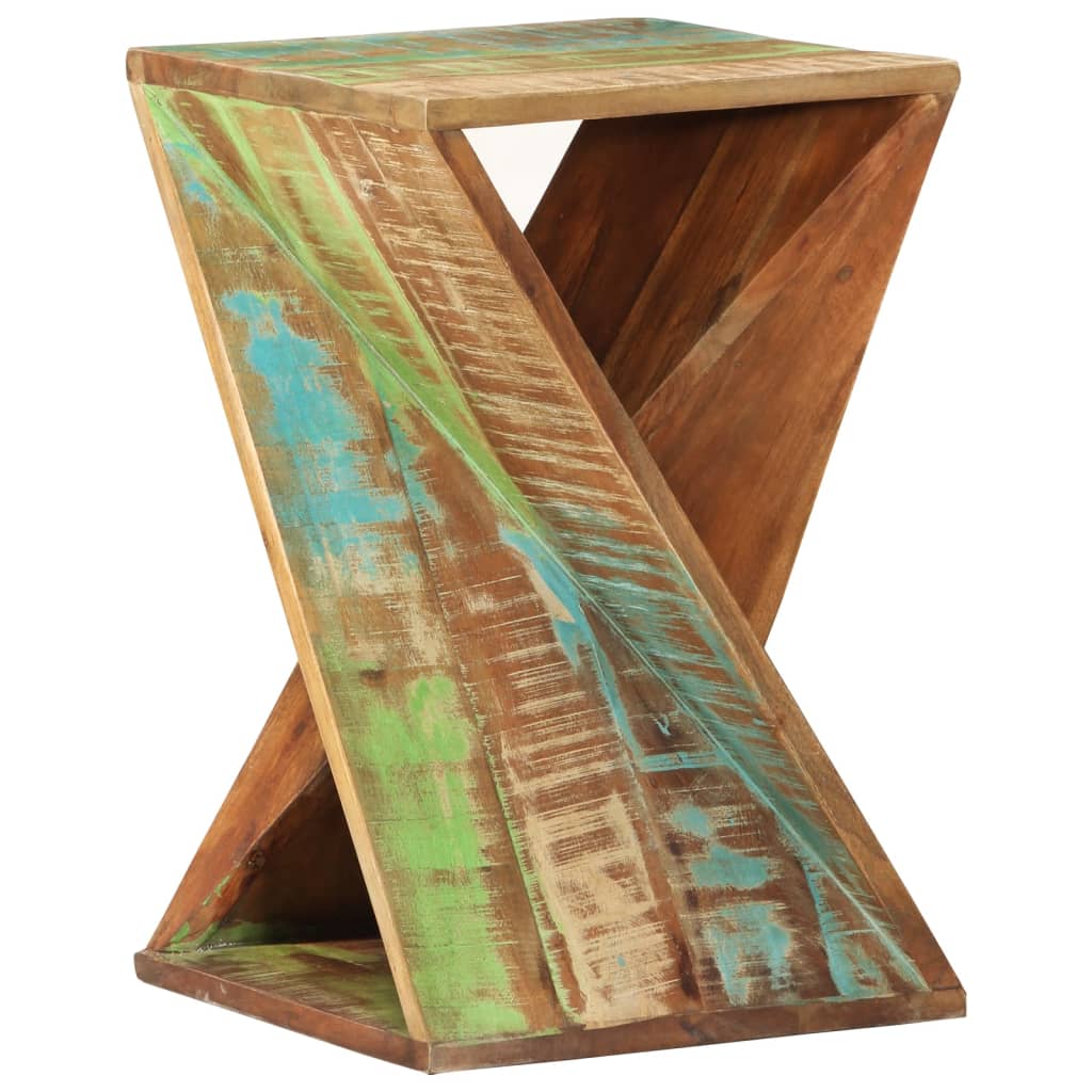 vidaXL Table d'appoint 35x35x55 cm Bois de récupération massif
