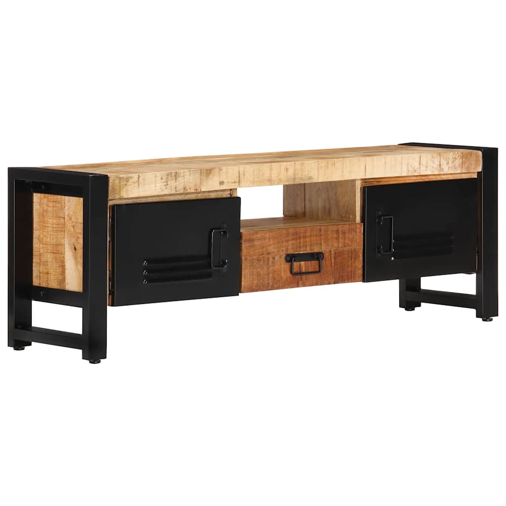 vidaXL Meuble TV 120x30x40 cm Bois de manguier massif