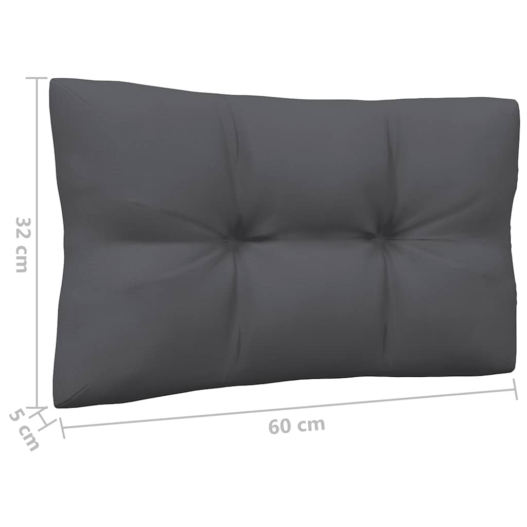 vidaXL Gartensofa 2-Sitzer mit Kissen in Weiß Massivholz Kiefer