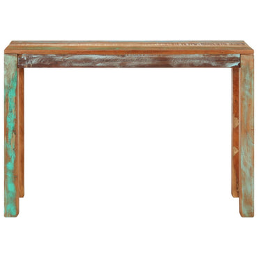 vidaXL Table console 110x35x76 cm bois de récupération massif