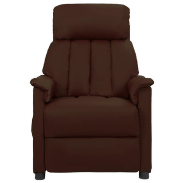 vidaXL Relaxsessel Braun Kunstleder