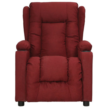 vidaXL Relaxsessel Weinrot Stoff