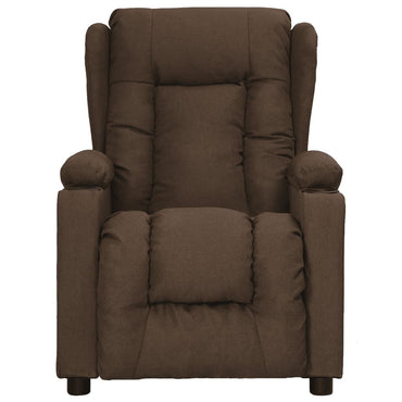 vidaXL Relaxsessel Braun Stoff
