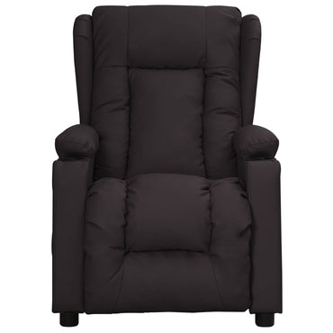 vidaXL Relaxsessel Schwarz Kunstleder