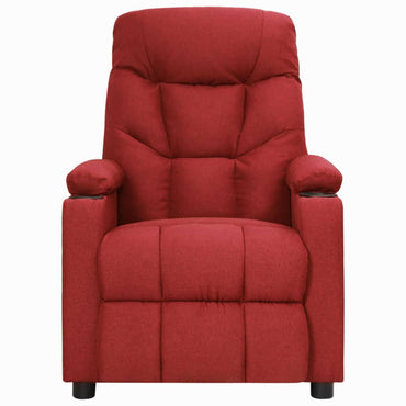vidaXL Relaxsessel Weinrot Stoff