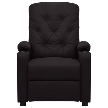 vidaXL Relaxsessel Schwarz Kunstleder