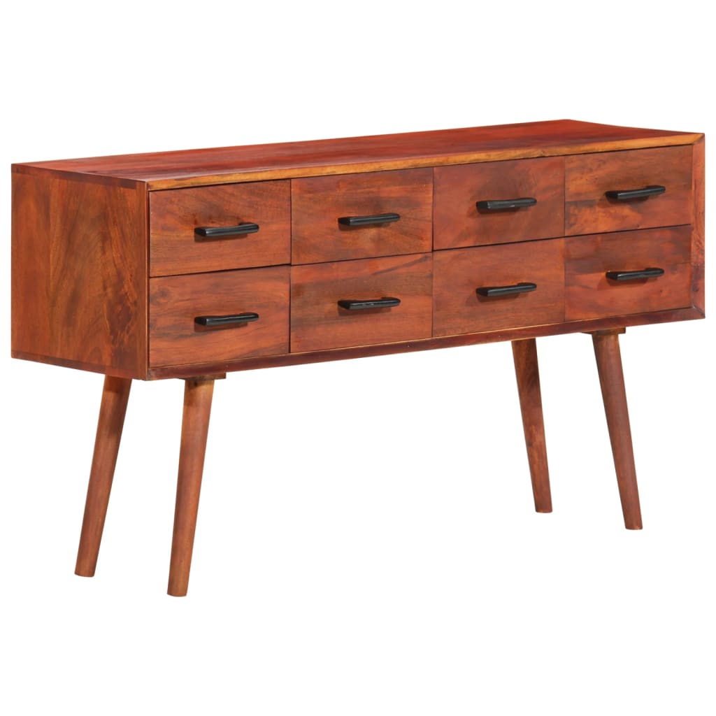 vidaXL Sideboard 110x30x59 cm Massivholz Mango