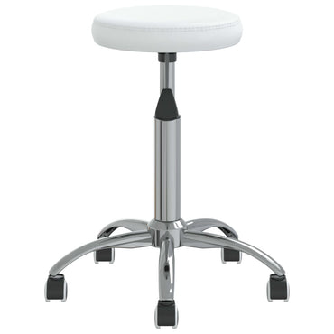 vidaXL Chaise de salle à manger similicuir blanc