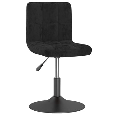 vidaXL Esszimmerstühle 6 Stk. Drehbar Schwarz Samt