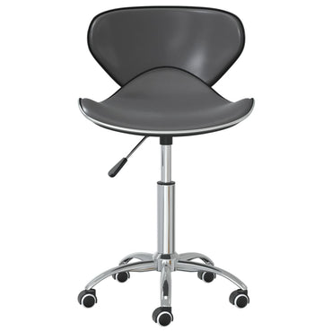 vidaXL Chaises de salle à manger pivotantes 4 pcs Gris Similicuir
