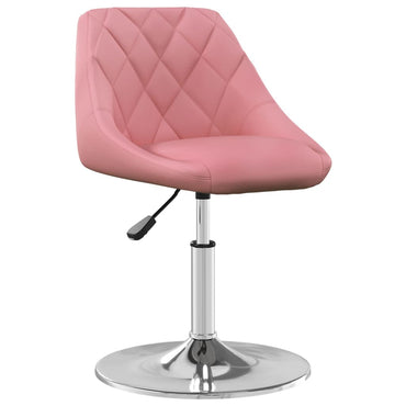 vidaXL Chaises de salle à manger 6 pcs pivotantes velours rose