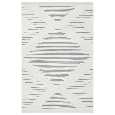 vidaXL Tapis Gris foncé 160x230 cm Coton