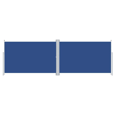 vidaXL Seitenmarkise Ausziehbar Blau 200x600 cm