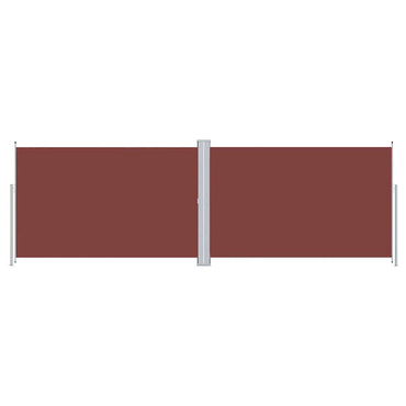 vidaXL Seitenmarkise Ausziehbar Braun 220x600 cm