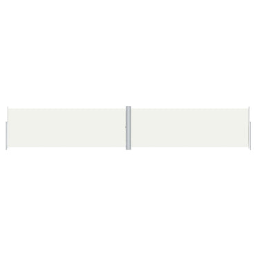 vidaXL Seitenmarkise Ausziehbar Creme 180x1000 cm