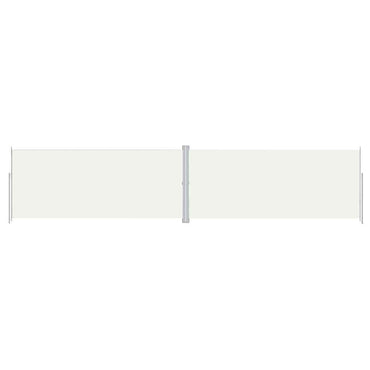 vidaXL Seitenmarkise Ausziehbar Creme 220x1000 cm