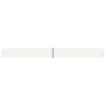vidaXL Seitenmarkise Ausziehbar Creme 117x1200 cm
