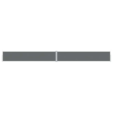 vidaXL Store latéral rétractable anthracite 117x1200 cm