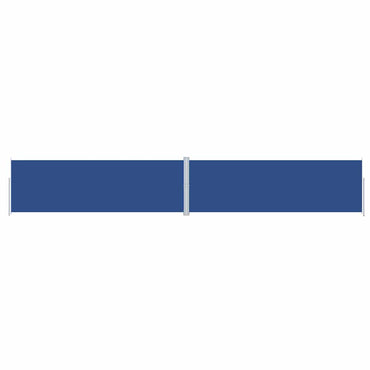 Store latéral rétractable vidaXL bleu 200x1200 cm