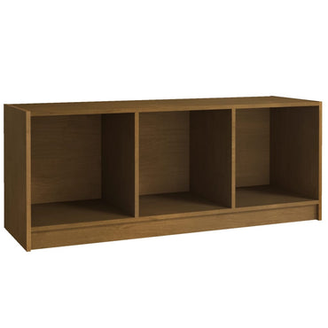 vidaXL Meuble TV marron miel 104x33x41 cm Pin massif
