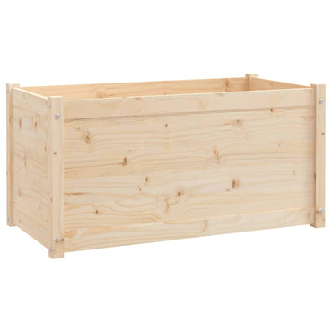 vidaXL Jardinière 100x50x50 cm Bois de pin massif