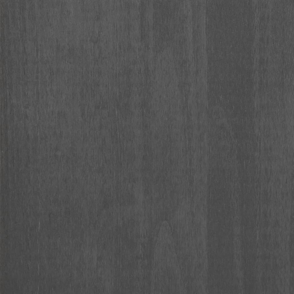 vidaXL Schreibtisch HAMAR Dunkelgrau 110x40x75 cm Massivholz Kiefer
