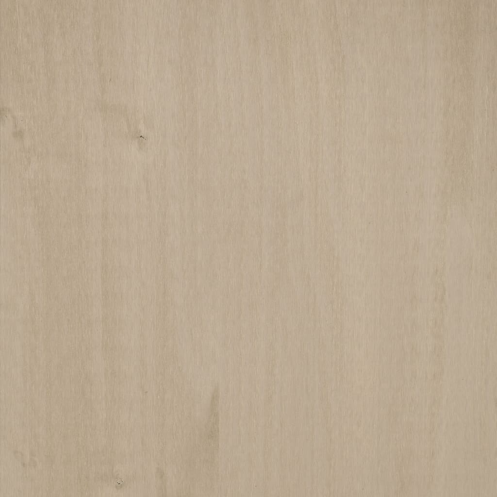 vidaXL Meuble TV HAMAR marron miel 106x40x40 cm bois de pin massif
