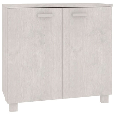 vidaXL Buffet HAMAR Blanc 85x35x80 cm Bois de pin massif
