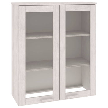 Dessus de bahut vidaXL HAMAR blanc 85x35x100 cm bois massif