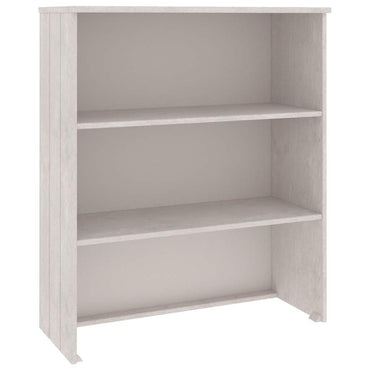 vidaXL Élément haut de bahut HAMAR blanc 85x35x100 cm bois massif